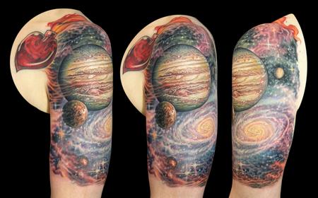 Tattoos - Jupiter and moons - 100137